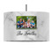 Family Photo and Name 12" Drum Pendant Lamp - Fabric