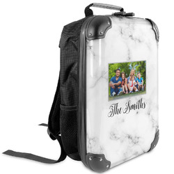 Family Photo and Name Kids Hard Shell Backpack