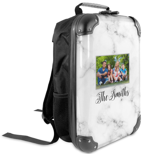 Custom Family Photo and Name Kids Hard Shell Backpack