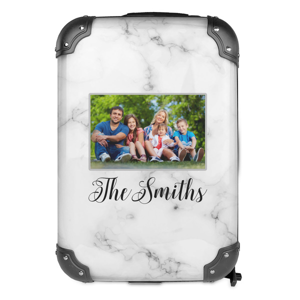 Family Photo and Name 13" Hard Shell Backpacks - FRONT