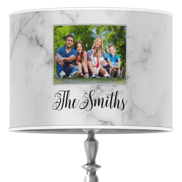 Custom Family Photo and Name 16" Drum Lamp Shade - Poly-film
