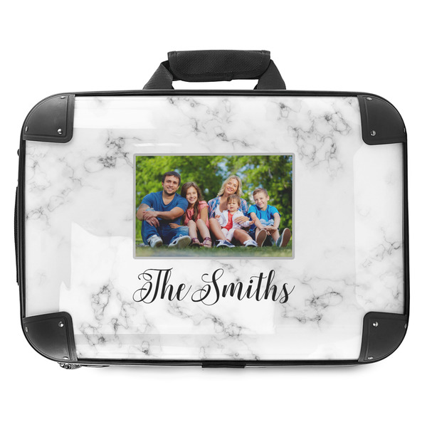 Custom Family Photo and Name Hard Shell Briefcase - 18"