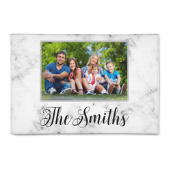 Family Photo and Name Patio Rug