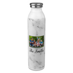 Family Photo and Name 20oz Stainless Steel Water Bottle - Full Print