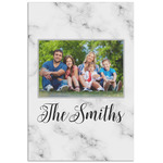 Family Photo and Name Poster - Matte - 24" x 36"