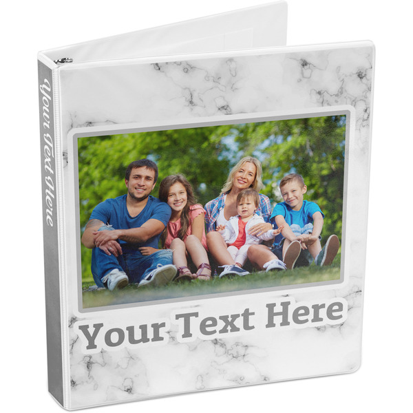 Family Photo and Name 3-Ring Binder - 1" - Angled