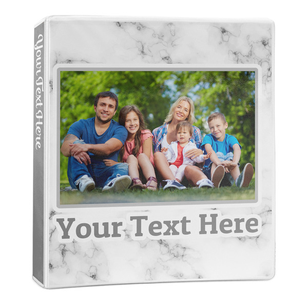 Custom Family Photo and Name 3-Ring Binder - 1 inch