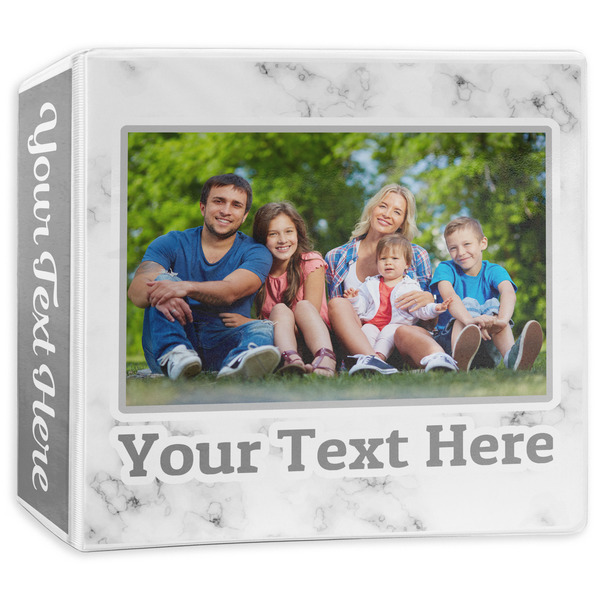 Custom Family Photo and Name 3-Ring Binder - 3 inch