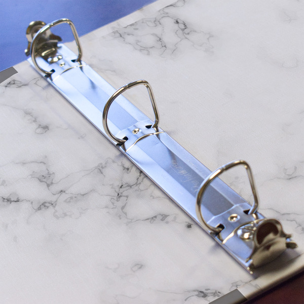 Family Photo and Name 3 Ring Binders - Full Wrap - 1" - Detail