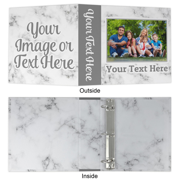 Family Photo and Name 3 Ring Binders - Full Wrap - 2" - Approval