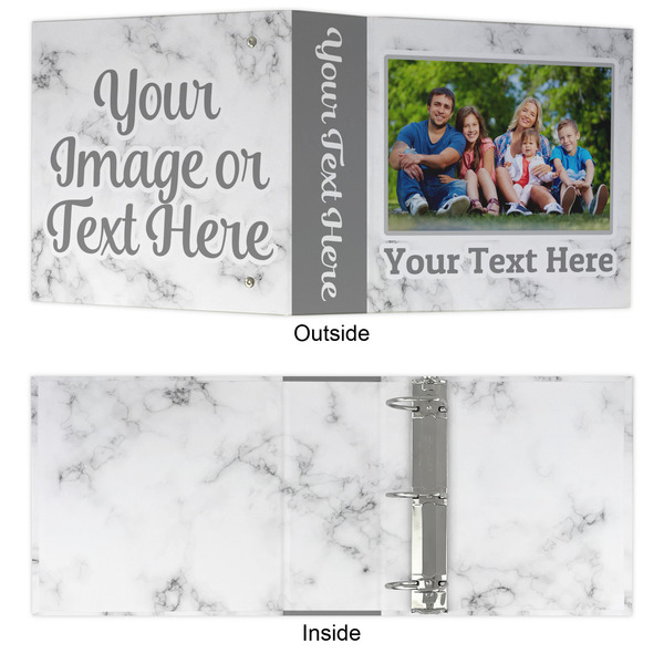 Family Photo and Name 3 Ring Binders - Full Wrap - 3" - Approval