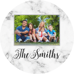 Family Photo and Name Multipurpose Round Labels - 5"