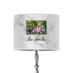 Family Photo and Name 8" Drum Lamp Shade - Poly-film