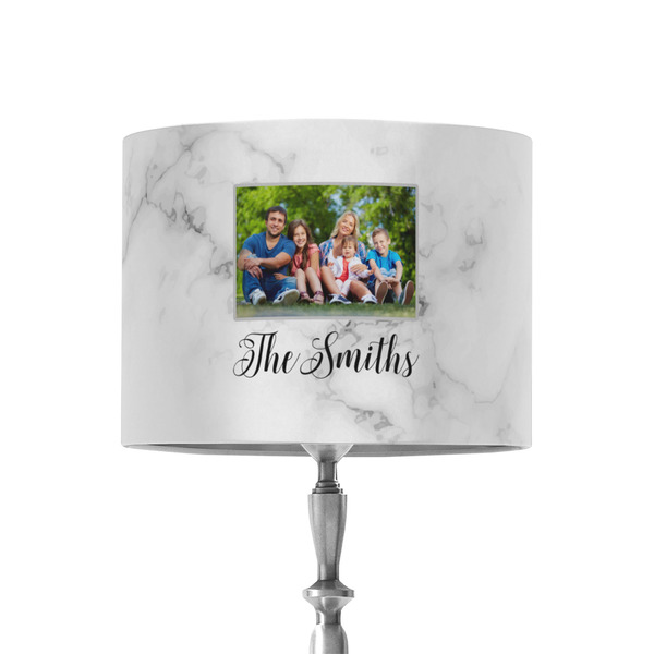 Custom Family Photo and Name 8" Drum Lamp Shade - Fabric