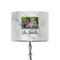 Family Photo and Name 8" Drum Lampshade - On Stand (Fabric)