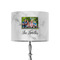 Family Photo and Name 8" Drum Lamp Shade - Fabric