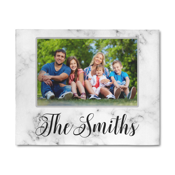 Custom Family Photo and Name Indoor Area Rug - 8' x 10'