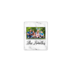 Family Photo and Name Canvas Print - 8" x 10"