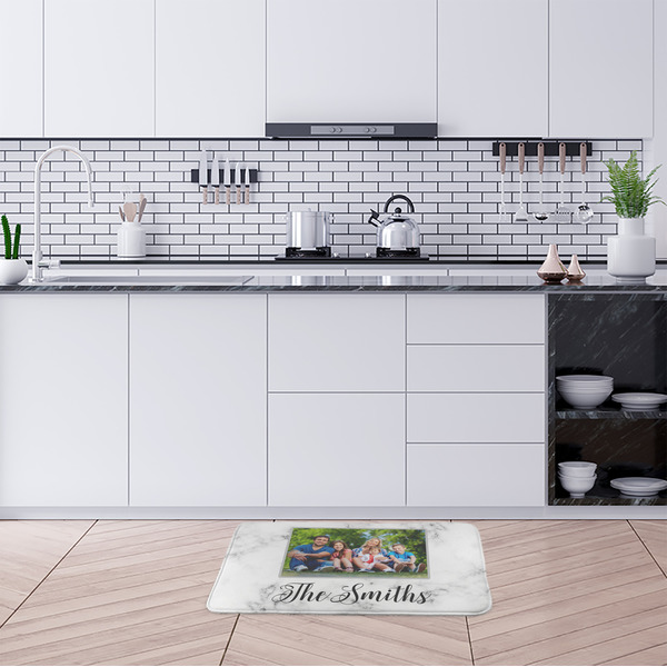 Family Photo and Name Anti-Fatigue Kitchen Mats - LIFESTYLE