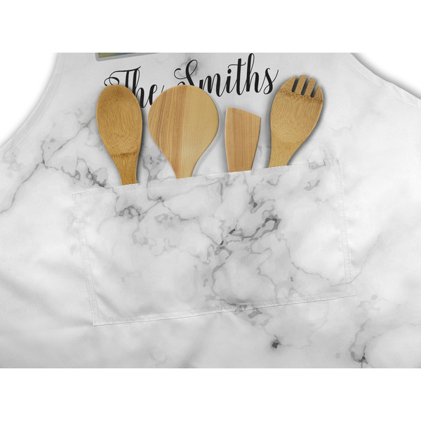 Family Photo and Name Apron - Pocket Detail with Props
