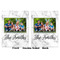 Family Photo and Name Baby Blanket (Double Sided - Printed Front and Back)