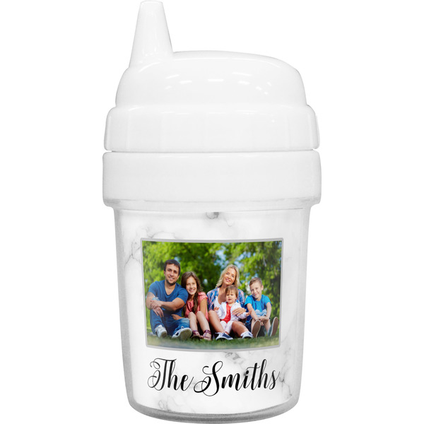 Custom Family Photo and Name Baby Sippy Cup