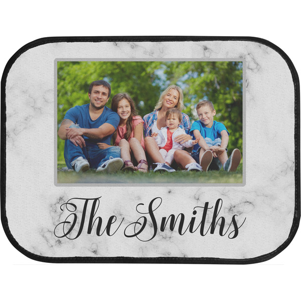 Family Photo and Name Back Seat Car Mat