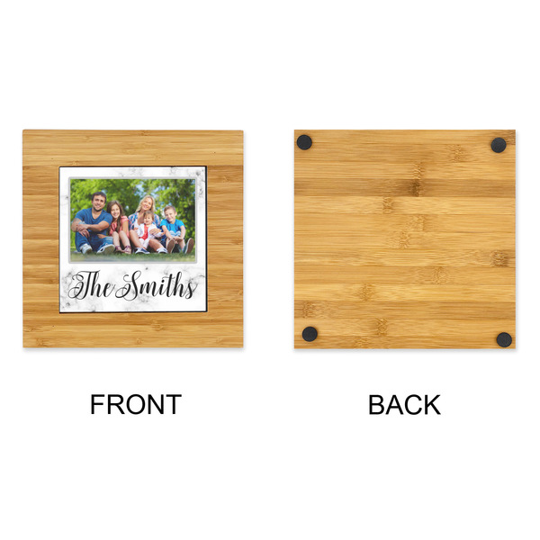 Family Photo and Name Bamboo Trivet with 6" Tile - APPROVAL