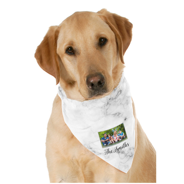 Custom Family Photo and Name Dog Bandana Scarf
