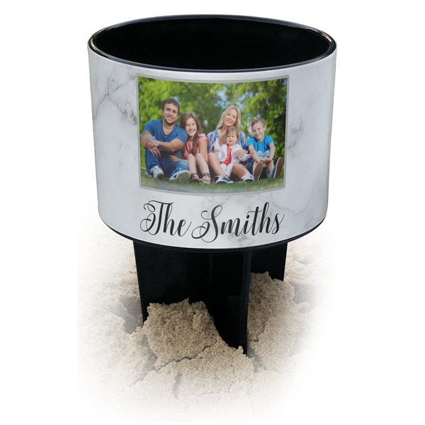 Family Photo and Name Beach Spiker - Black - Main