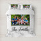 Family Photo and Name Bedding Set - Queen - Duvet - Lifestyle