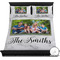 Family Photo and Name Bedding Set - Queen - Duvet - On Bed