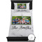 Family Photo and Name Bedding Set - Twin - Duvet - On Bed