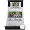 Family Photo and Name Bedding Set - Twin XL - Duvet - On Bed