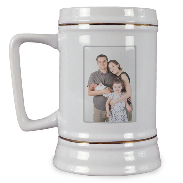 Custom Family Photo and Name Beer Stein