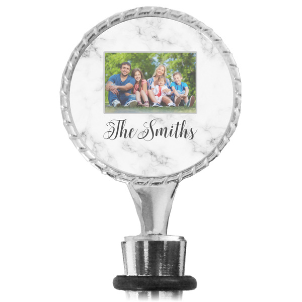 Family Photo and Name Bottle Stopper Main View