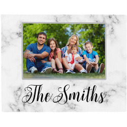 Family Photo and Name Woven Fabric Placemat - Twill