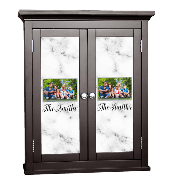 Custom Family Photo and Name Cabinet Decal - Medium