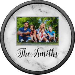 Family Photo and Name Cabinet Knob - Black