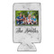 Family Photo and Name Can Cooler - 16oz - Set of 4 - Front