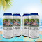 Family Photo and Name Can Cooler - 16oz - Set of 4 - In Context