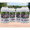 Family Photo and Name Can Cooler - Standard 12oz - Set of 4 - In Context