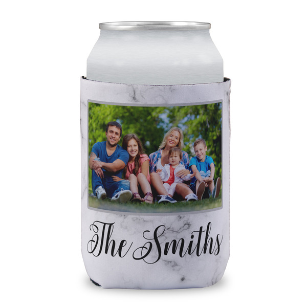 Custom Family Photo and Name Can Cooler - 12 oz - Single
