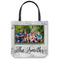 Family Photo and Name Canvas Tote Bag - Large - 18" x 18"