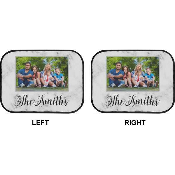 Family Photo and Name Car Floor Mats (Back Seat) (Approval)