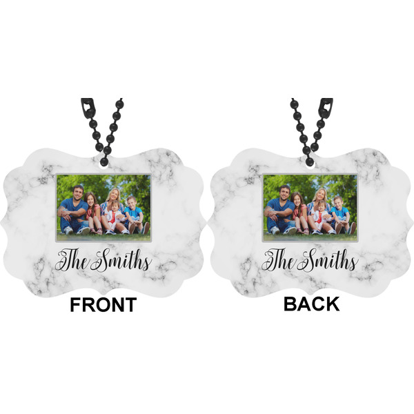 Family Photo and Name Car Ornament (Approval)