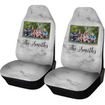 Family Photo and Name Car Seat Covers - Set of Two