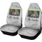 Family Photo and Name Car Seat Covers - Set of Two