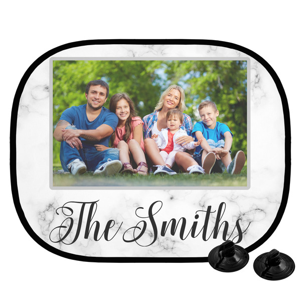 Custom Family Photo and Name Car Side Window Sun Shade
