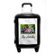 Family Photo and Name Carry On Hard Shell Suitcase - Front